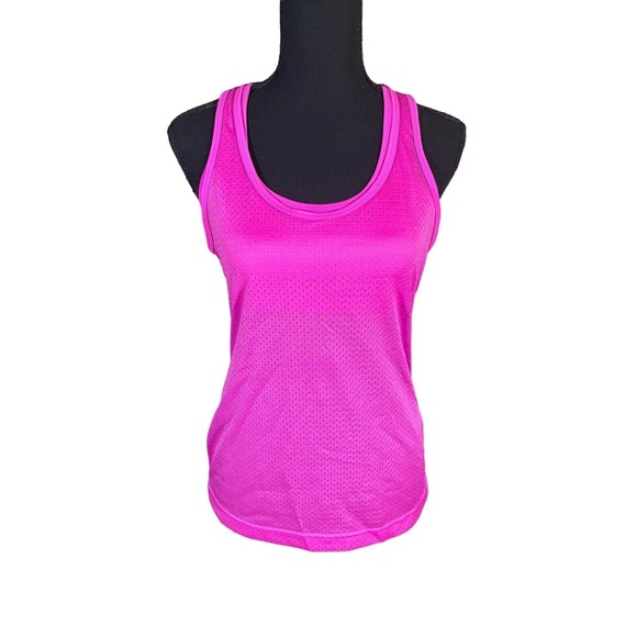 Fila Tops - Fila Sport Tank Top Women's Size XS Pink Built-in Bra Polyester Stretch Pullover